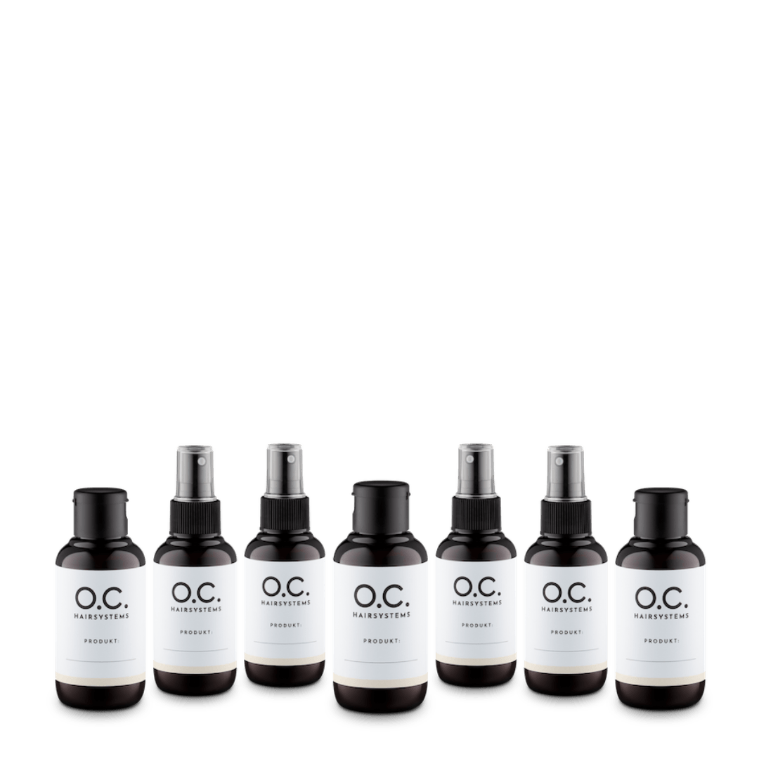 Travel-Set mit 7 Flaschen - O.C. Hairsystems