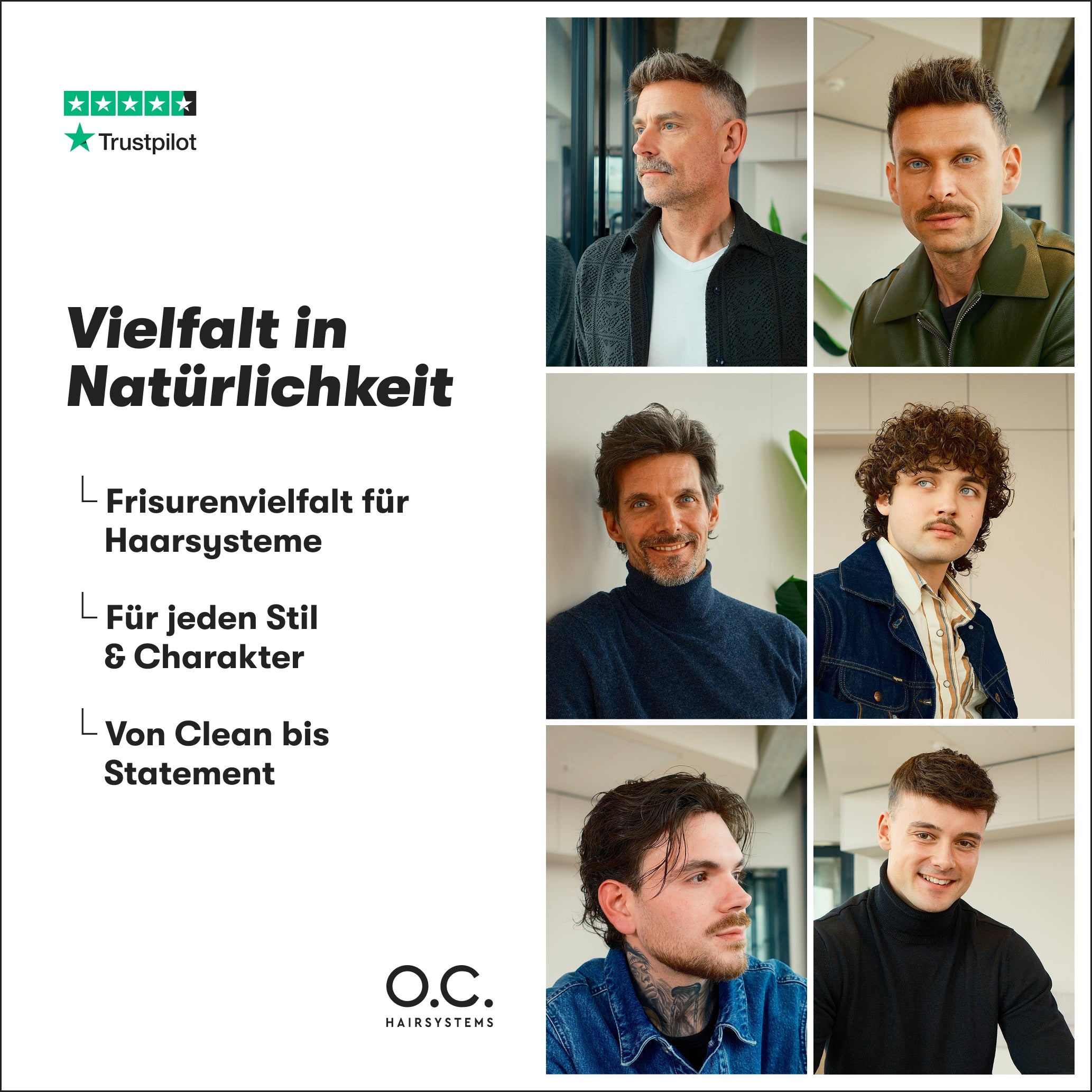 O.C. NOW® Haarsystem für Männer